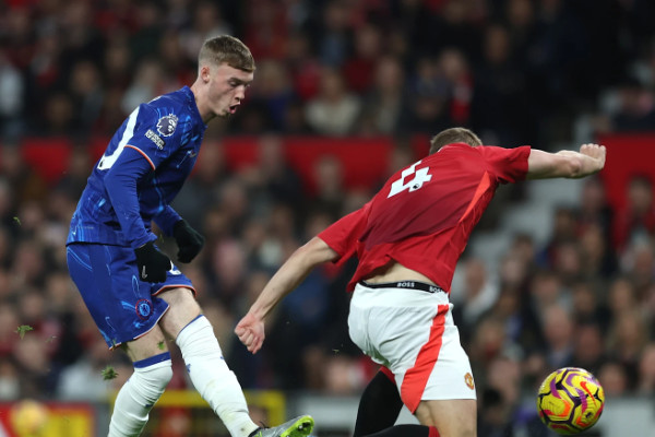 英超比赛战报:凯塞多建功,切尔西1-1战平曼联